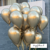 20 globos Dorados Reflex