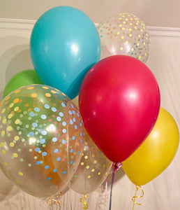 Mix Puntitos Colores 10gl